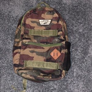 Camo Vans backpacks